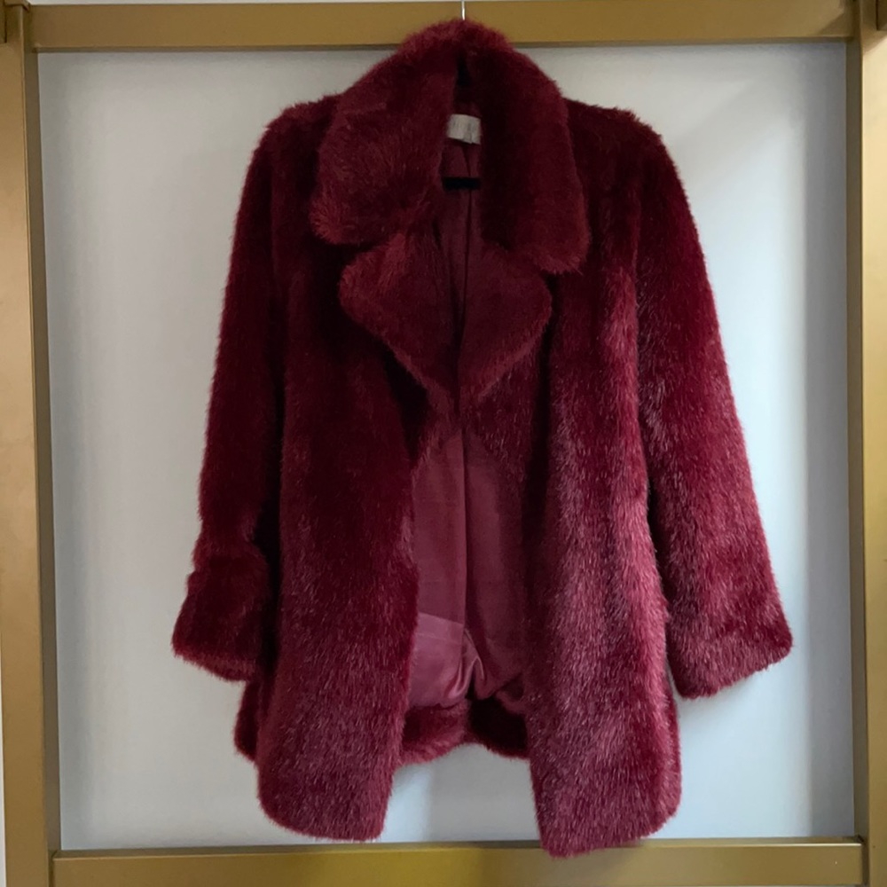 Hobbs London Faux Fur Coat